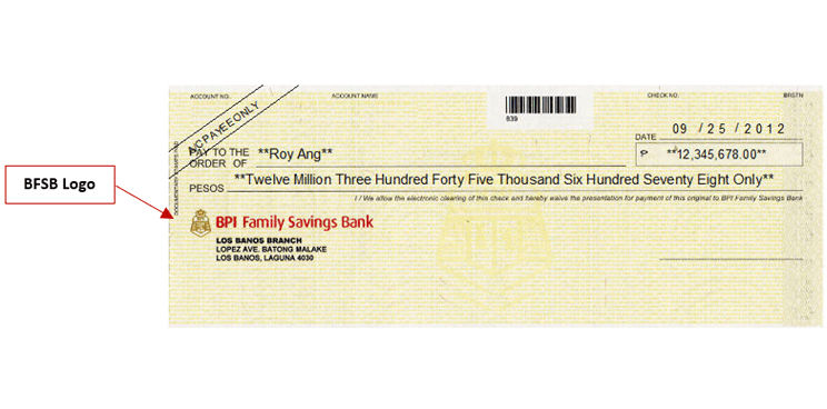 Advisory All BFSB checks are valid until December 2023 only BPI